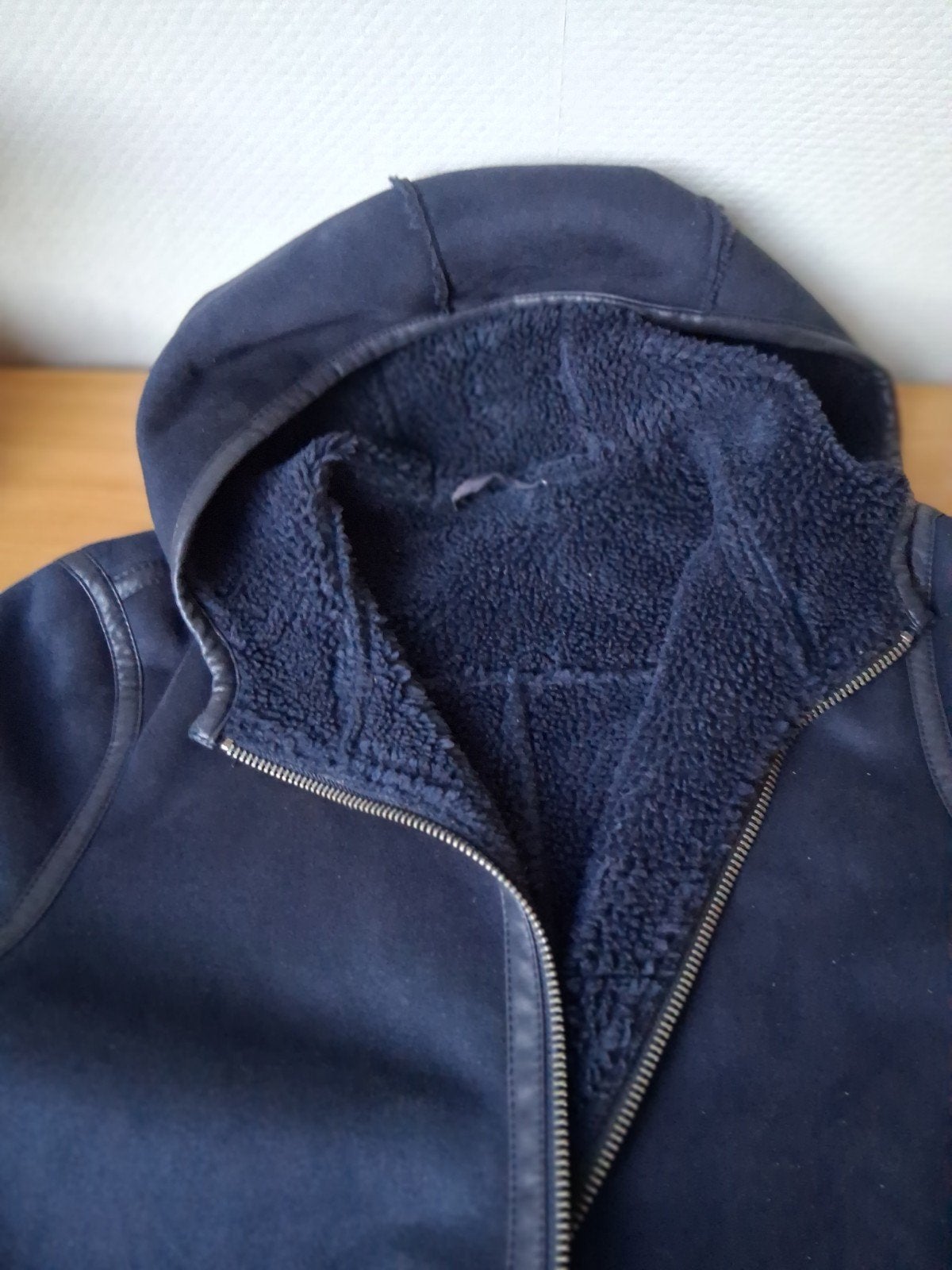 mooie winterjas, Ophalen of Verzenden, Maat 38/40 (M), Blauw