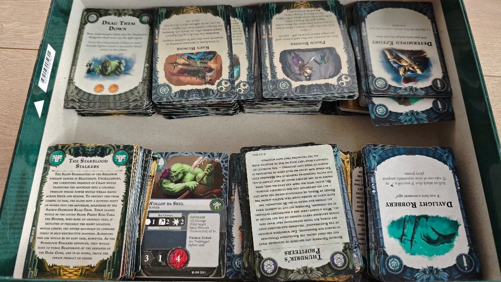 Warhammer underworlds cards bulk, Hobby en Vrije tijd, Ophalen of Verzenden, Gebruikt, Warhammer, Toebehoren
