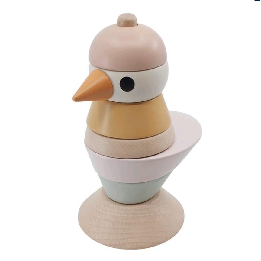 Nieuw Sebra houten stapelvogel speelgoed, Ophalen of Verzenden, Nieuw, Overige typen