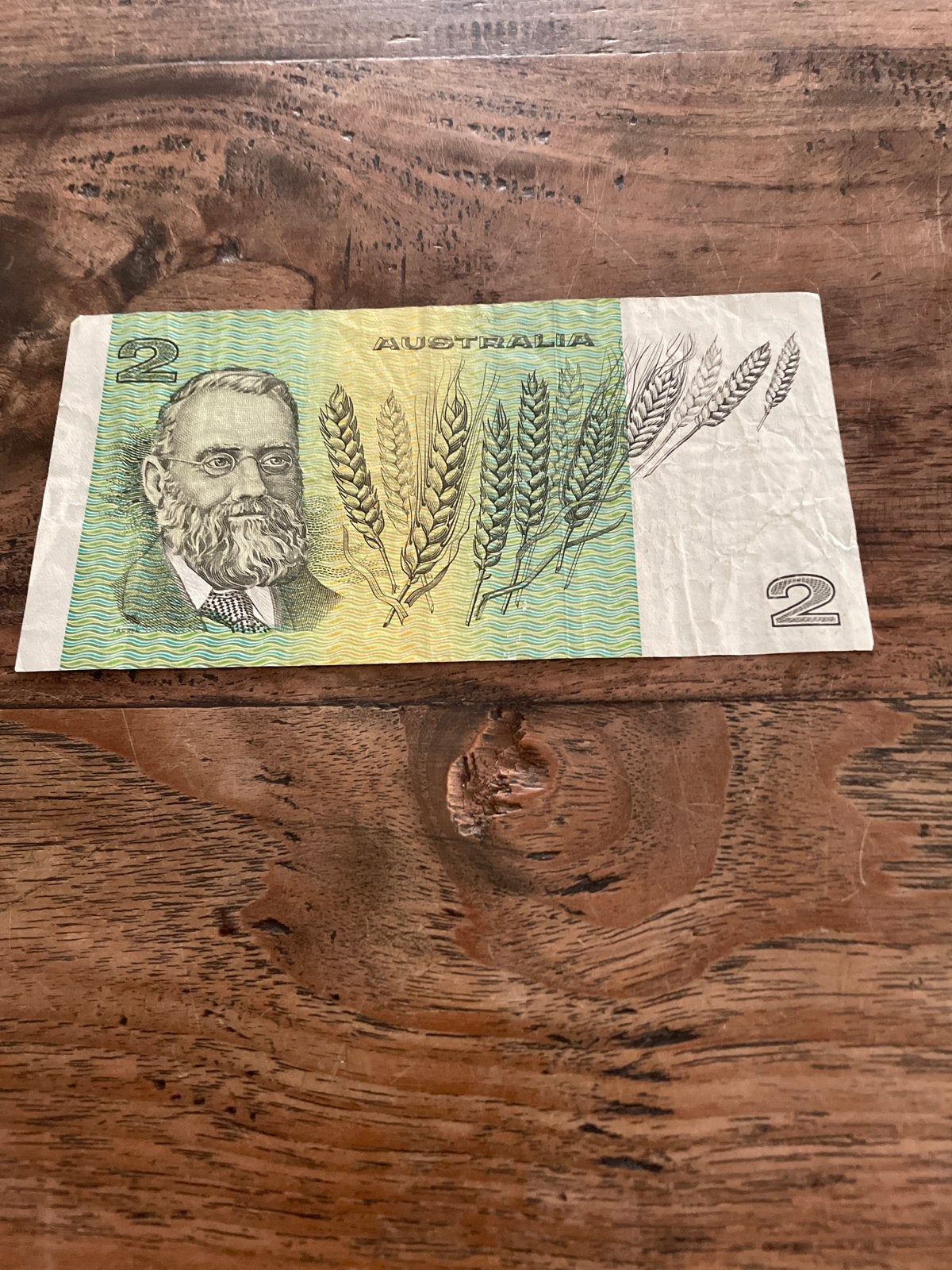 Australische 2 Dollar biljet - Vintage, Ophalen of Verzenden, Los biljet