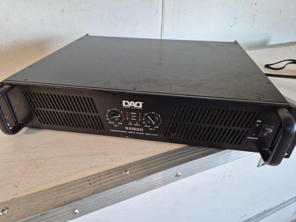 DAD SX1500 Professionele SMPS Eindversterker, 120 watt of meer, Ophalen, Overige merken, Gebruikt