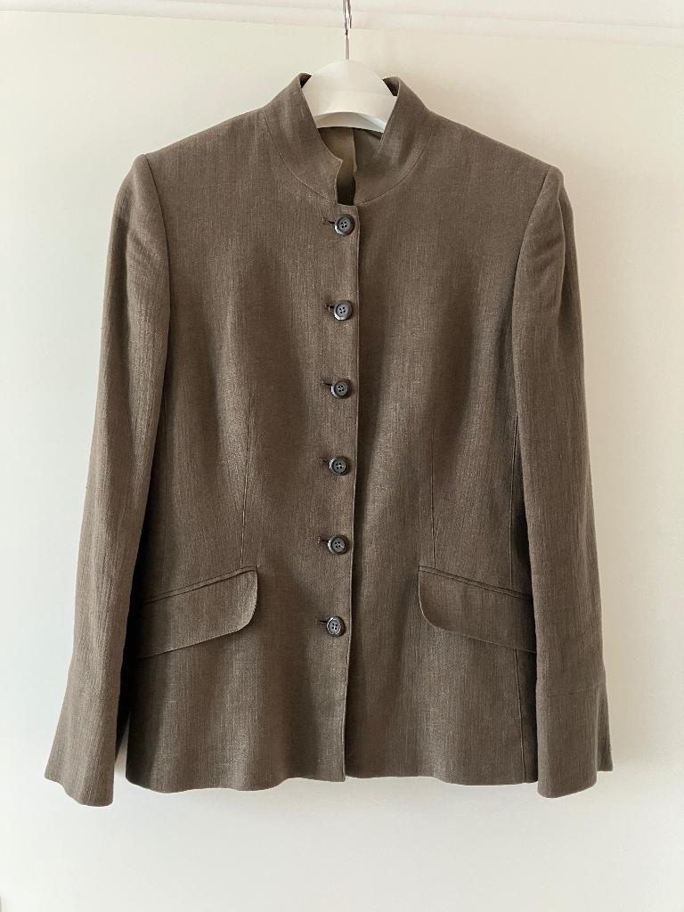 Peter Hahn Linnen jasje mt.38 (nieuw!), Kleding | Dames, Jasjes, Kostuums en Pakken, Nieuw, Jasje, Maat 38/40 (M), Groen, Ophalen of Verzenden