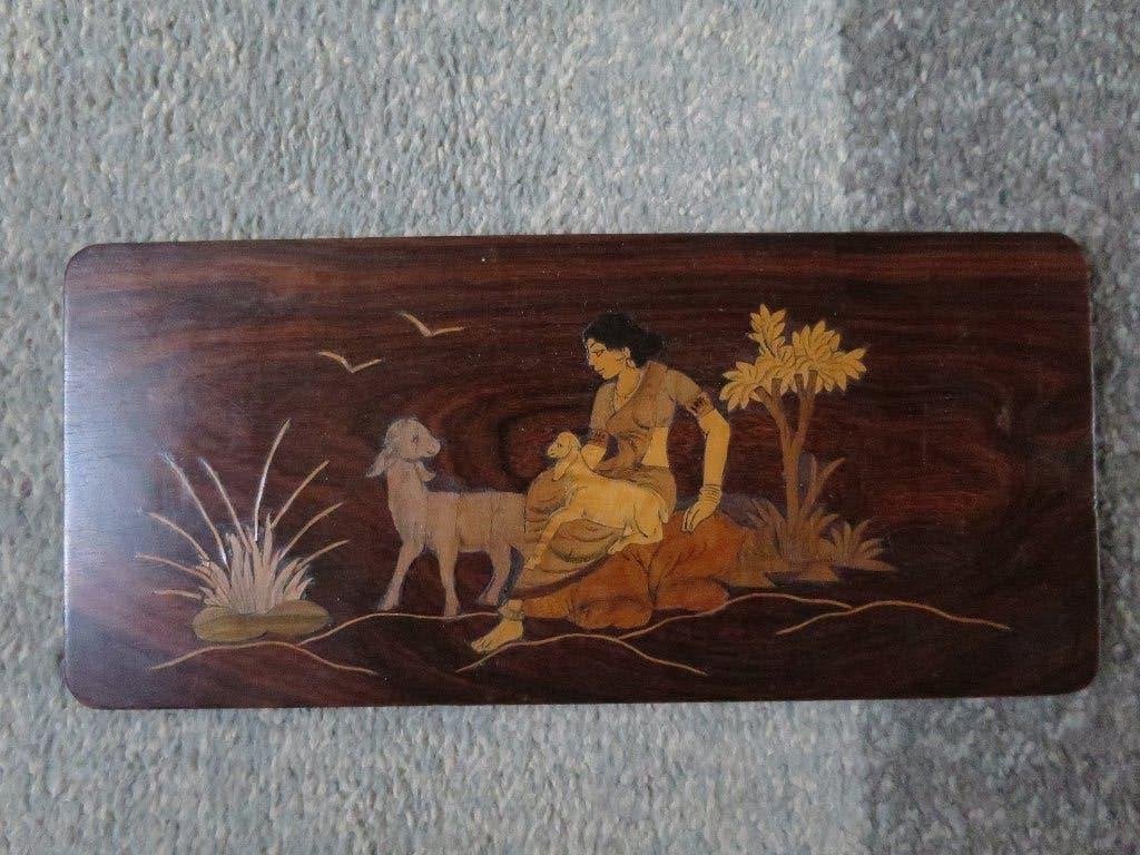 prachtig wandbord volledig uit hout 28/12,5 cm, Ophalen of Verzenden