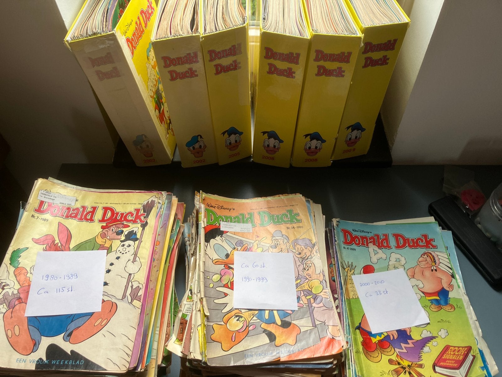 Donald duck losse strips en mappen, Boeken, Meerdere comics, Ophalen, Gelezen, Europa
