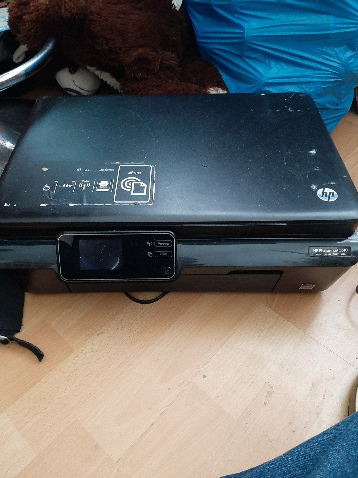 HP Photosmart 5510 All-in-One Printer - met draad, Kleur printen, Gebruikt, Inkjetprinter, All-in-one
