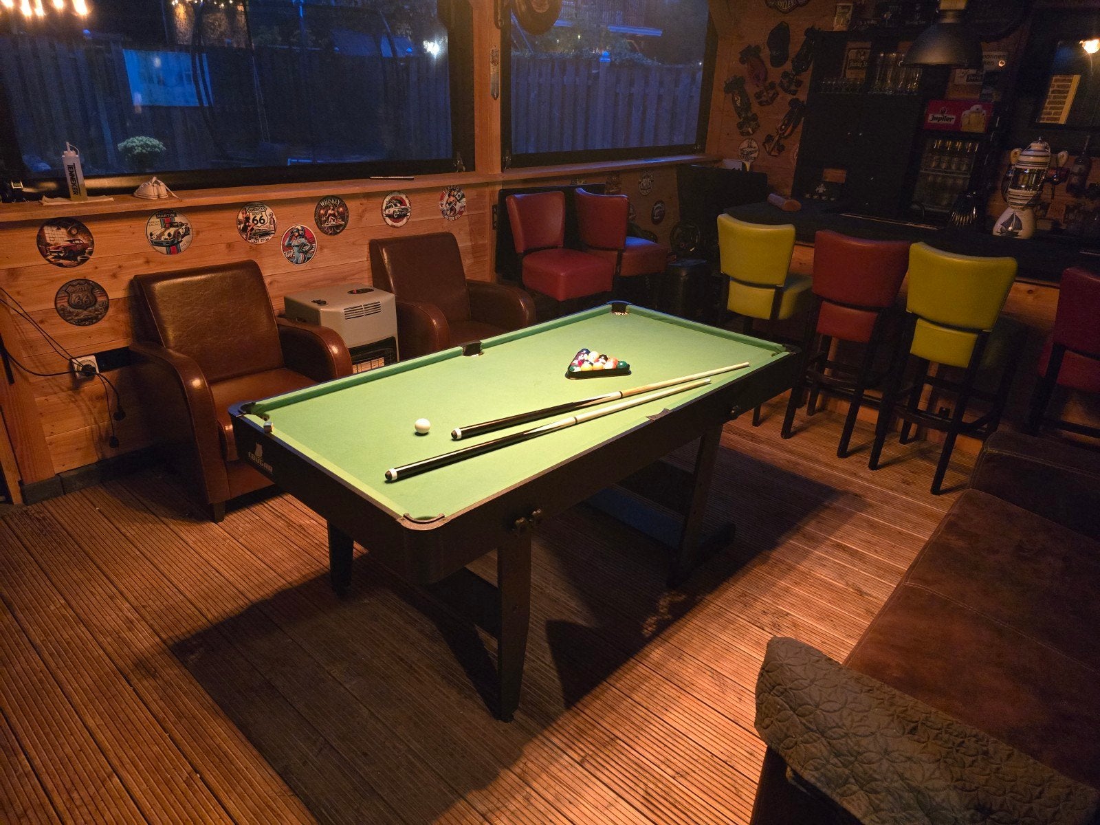 Cougar Pooltafel inklapbaar - Compact en compleet, Ophalen, Nieuw, Pooltafel
