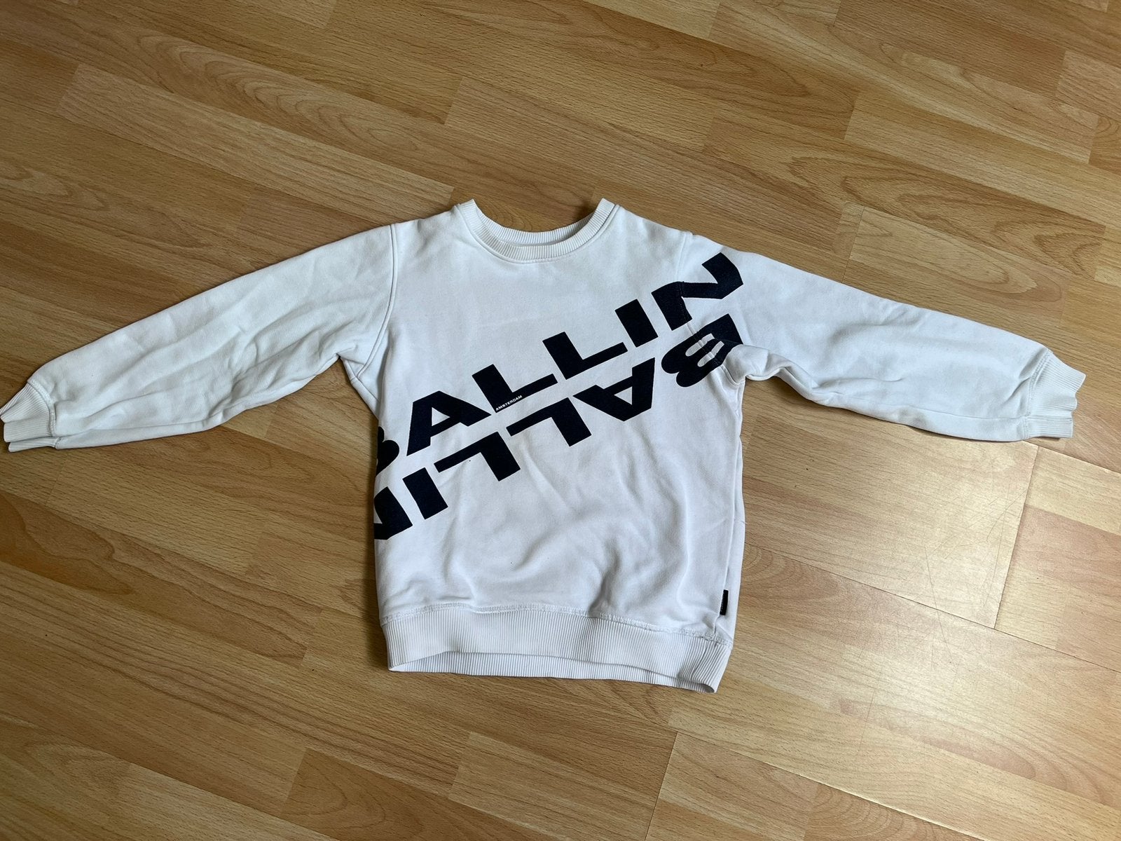 Witte Ballin trui maat 140 /10, Ophalen of Verzenden, Gedragen, Wit, Lange mouw