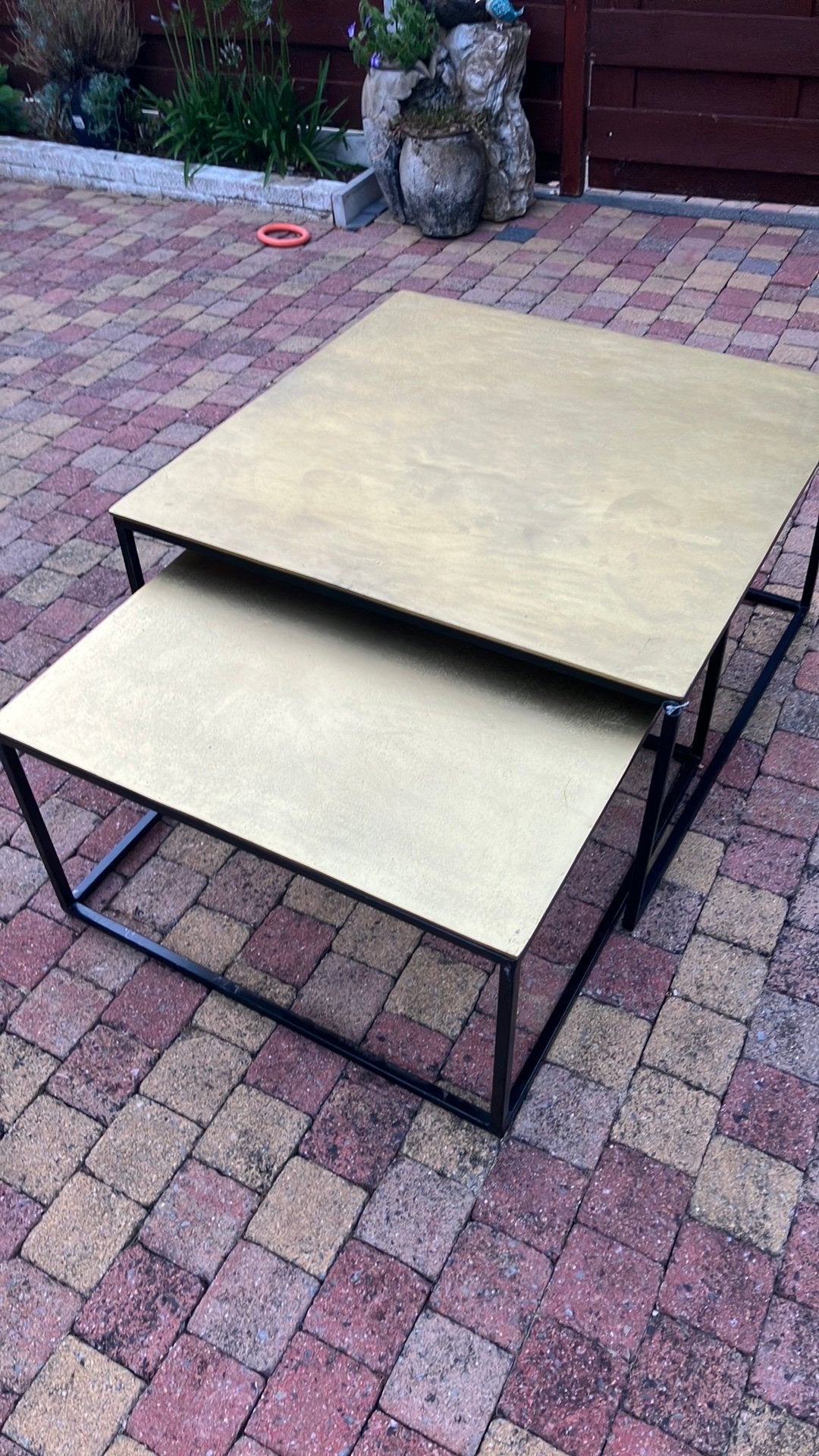 Salontafel set, Pronto wonen….., Huis en Inrichting, Tafels | Salontafels, Ophalen, 50 tot 100 cm, Vierkant, 50 tot 100 cm