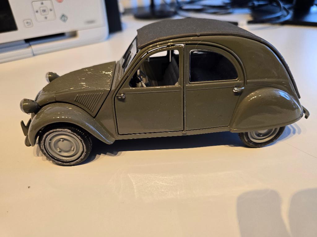 Citroen 2cv 1952 1/18, Ophalen of Verzenden, Gebruikt, Auto, Maisto