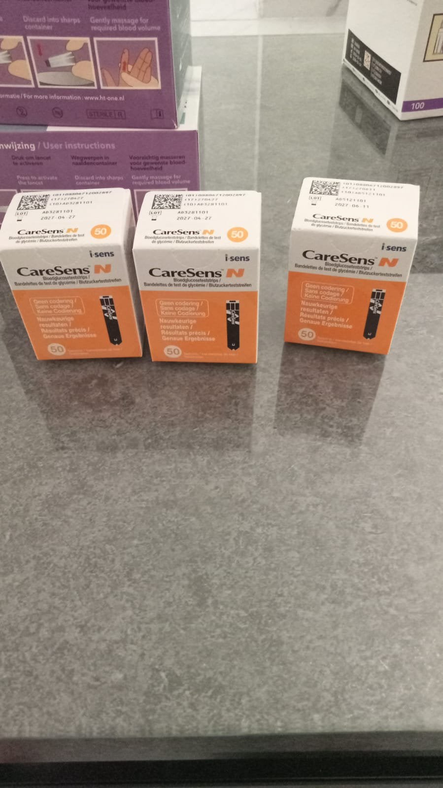 Diabetes Testbenodigdheden: CareSens N, lancetten, etc., Ophalen of Verzenden, Nieuw, Overige typen