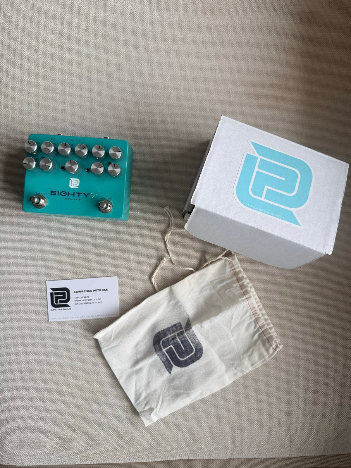 LPD Eighty7 Deluxe Overdrive/Distortion, Ophalen of Verzenden, Zo goed als nieuw, Distortion, Overdrive of Fuzz