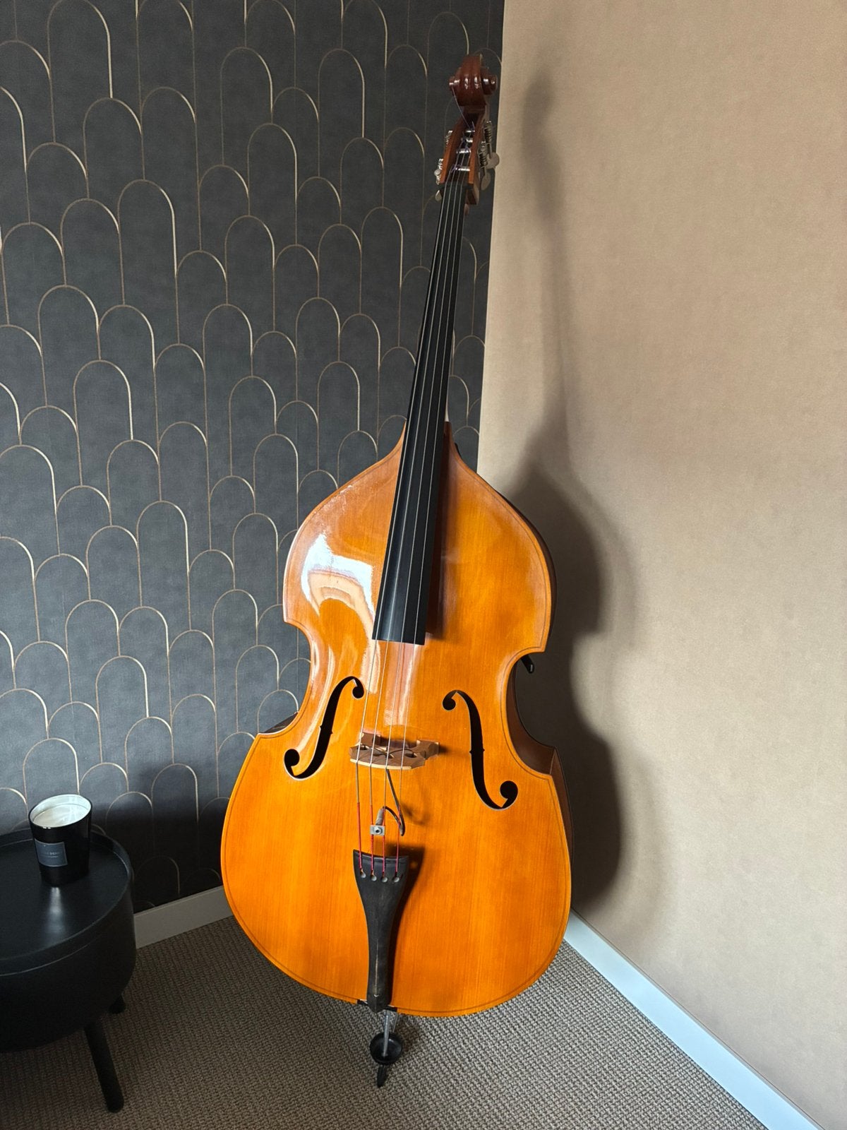 Full size Jozef Jan Dvorak contrabas, Ophalen, Gebruikt, 4/4-contrabas