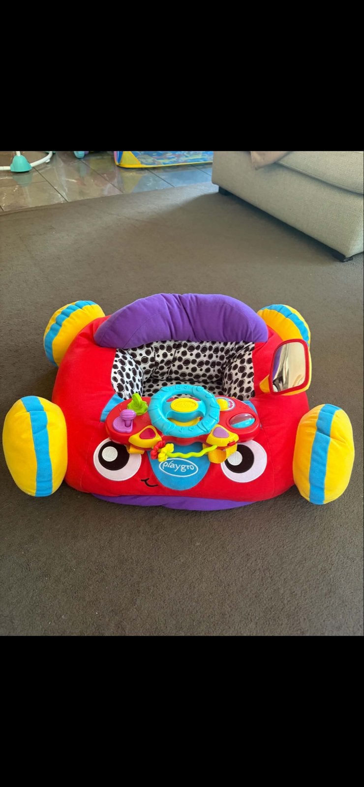 Speelkussen - Ideaal voor rechtop zitte, Kinderen en Baby's, Ophalen of Verzenden, Gebruikt, Overige typen, Met geluid