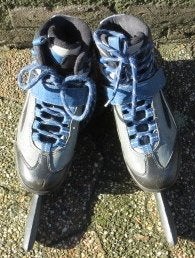 Noren Bauwer voet op onderstel zandstra maat 41 zijn scherp, Ophalen, Bauer, Zo goed als nieuw, Noren