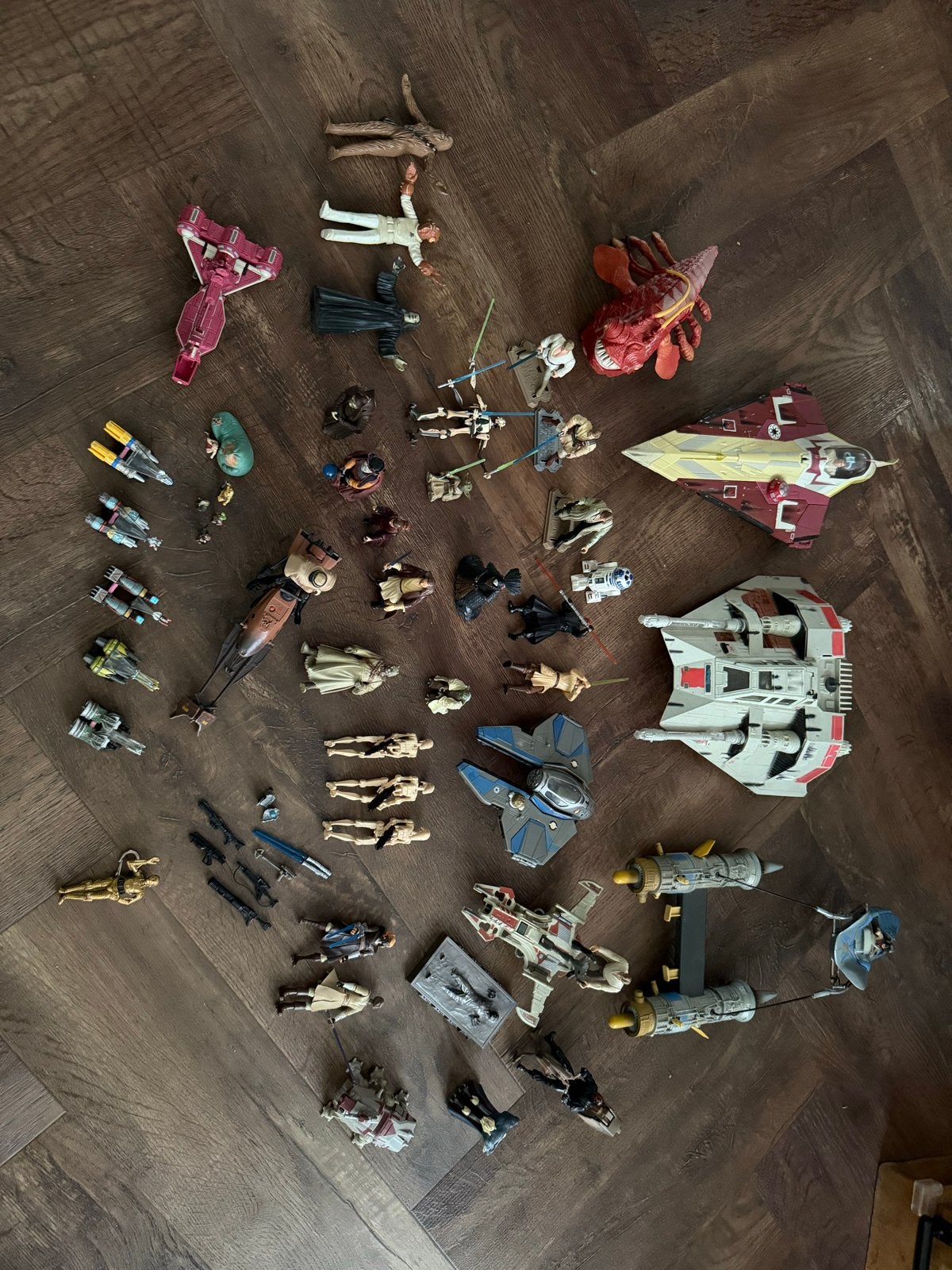 Grote Star Wars Speelgoed Collectie - Figuren & Voertuigen, Ophalen of Verzenden, Gebruikt