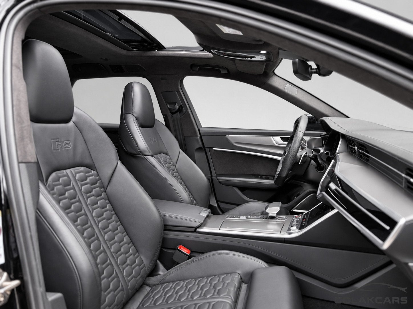 Audi RS6 RS6 4.0 TFSI V8 Keramisch-Pano-601PK-4-wiel sturing, Auto's, Automaat, Gebruikt, 600 pk, Leder