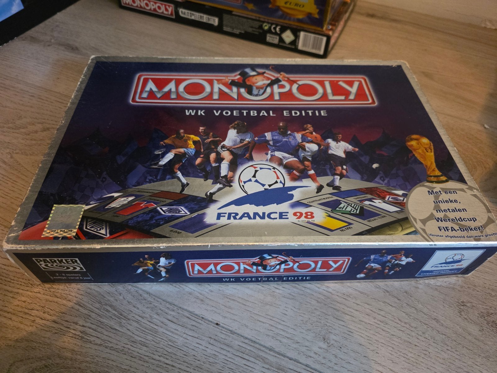 Monopoly WK Voetbal Editie France '98, Een of twee spelers, Ophalen, Gebruikt, Parker