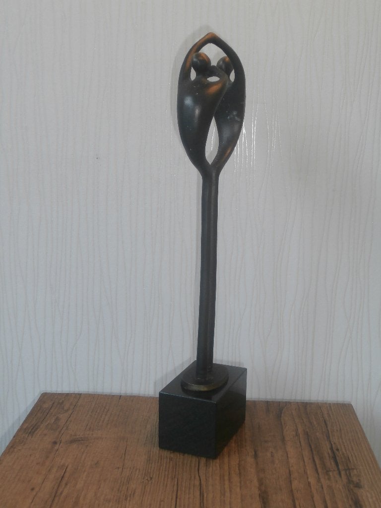 Brons Beeld van Corry Ammerlaan  33 cm   Van Mens Tot Mens, Verzamelen, Ophalen of Verzenden, Zo goed als nieuw, Mens