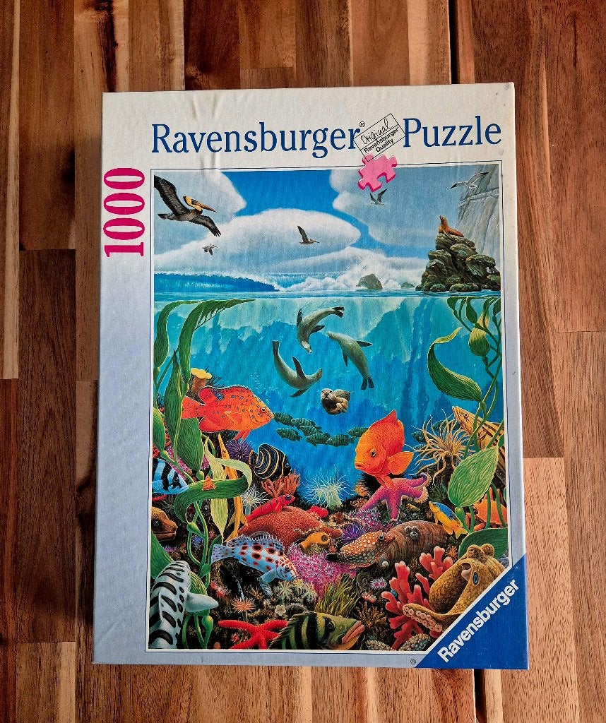 Puzzel Ravensburger 1000 stukjes - Sealife, Ophalen of Verzenden, 500 t/m 1500 stukjes, Zo goed als nieuw, Legpuzzel