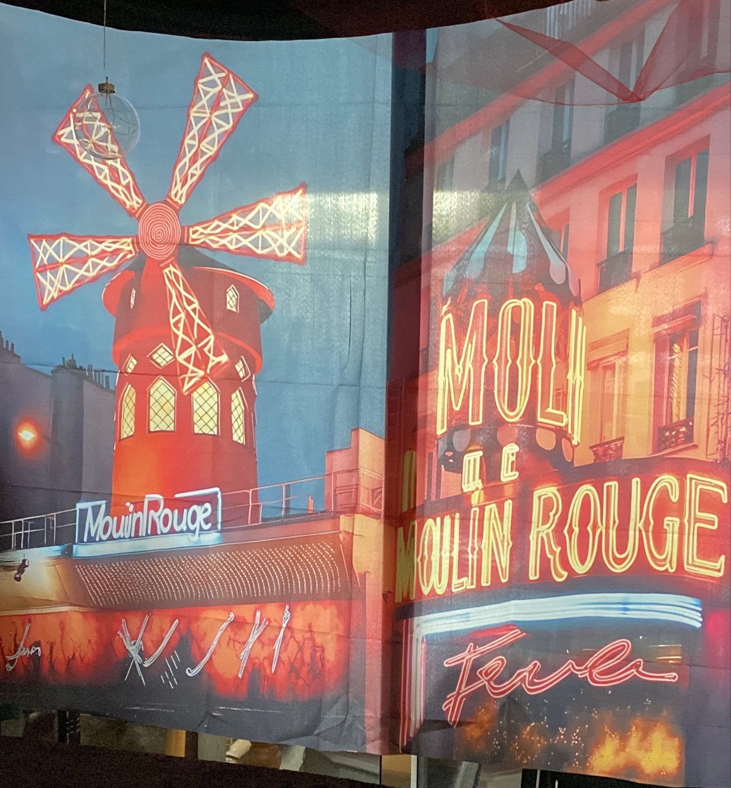 Alles voor een Moulin Rouge themafeest, Ophalen of Verzenden, Gebruikt, Feestartikel, Overige