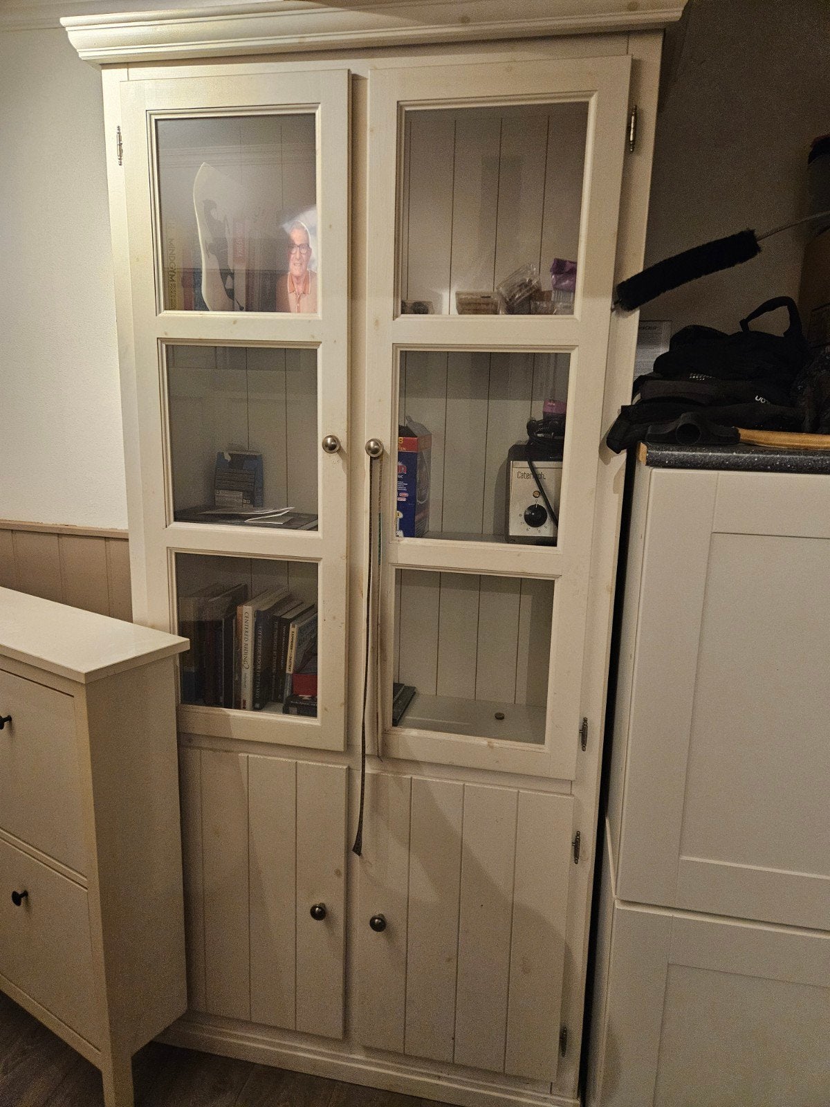 kast met glazen ruitjes gratis, Ophalen, Gebruikt, 50 tot 100 cm, Minder dan 100 cm