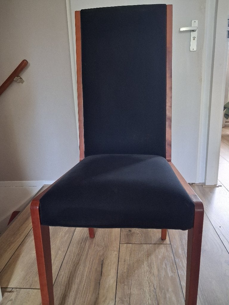 huiskamer stoelen, Huis en Inrichting, Ophalen, Hout, Gebruikt, Zwart