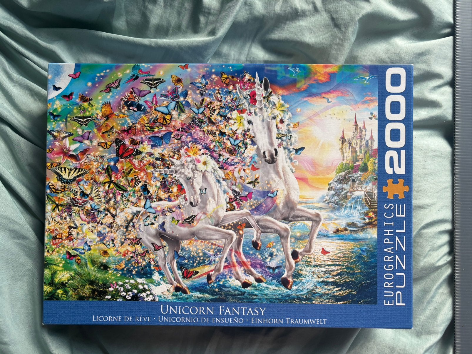 Legpuzzel Unicorn Fantasy 2000 stukjes, Ophalen of Verzenden, Meer dan 1500 stukjes, Zo goed als nieuw, Legpuzzel