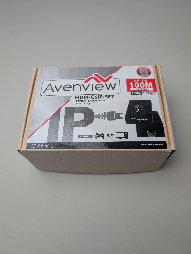 Avenview HDM-C6IP Set (Full HDMi over Cat5/6), Nieuw, Info@avenview.com, Ophalen of Verzenden, Avenview