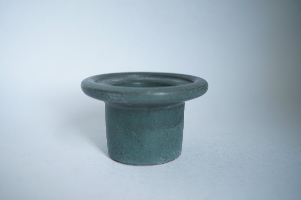 vintage keramiek ciro 05-7 vaas groen lore beesel, Antiek en Kunst, Antiek | Keramiek en Aardewerk, Ophalen of Verzenden