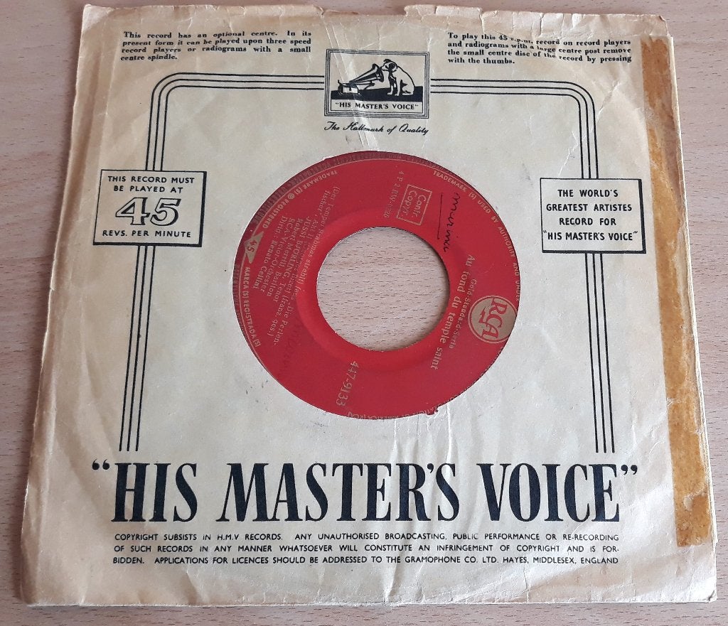 Robert Merrill/Jussi Björling - In Un Coupé?/Au Fond Du ...., Opera of Operette, 7 inch, Ophalen of Verzenden, Zo goed als nieuw