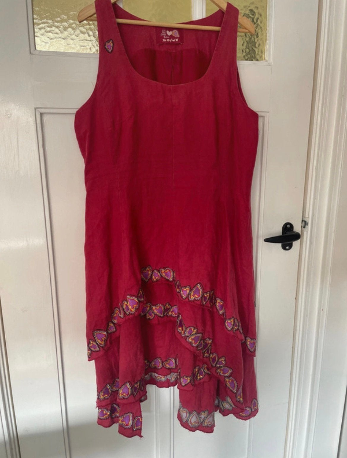 Mooie jurk van Art maat 42/44, limited edition, Kleding | Dames, Ophalen of Verzenden, Zo goed als nieuw, Onder de knie