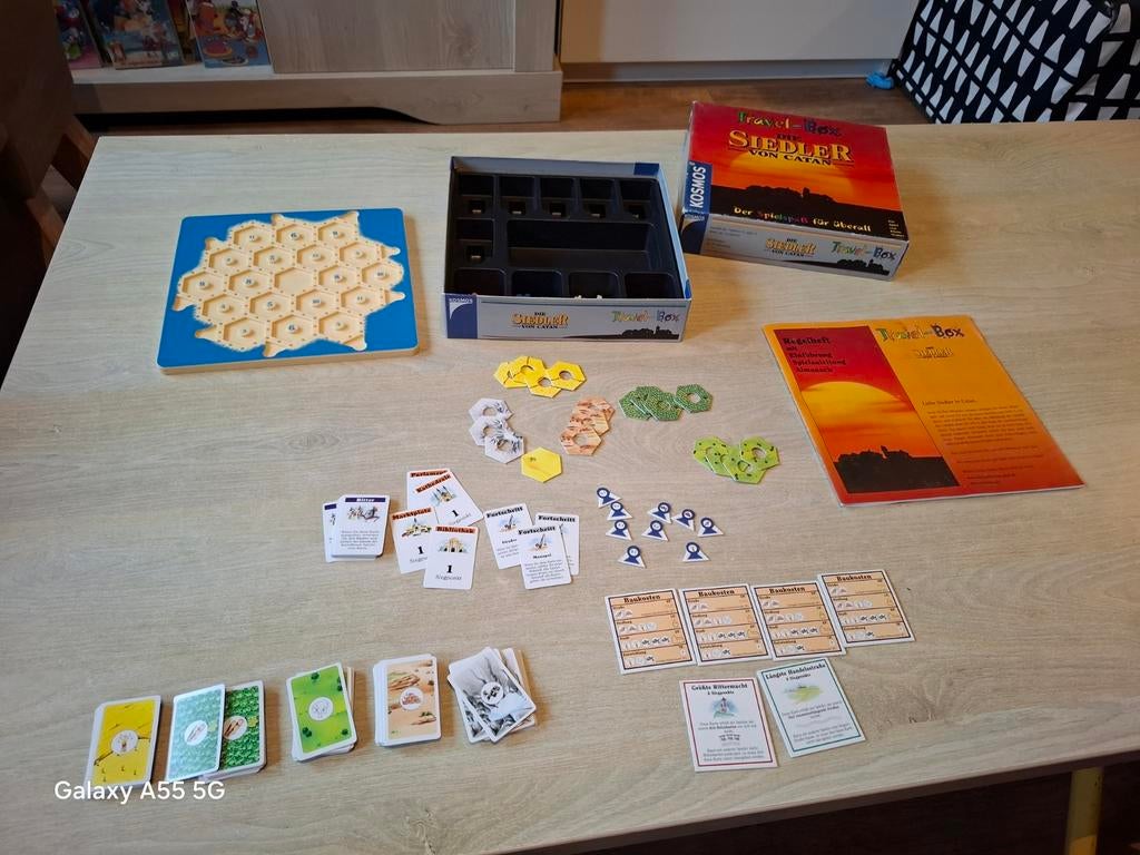 Die Siedler von Catan - Reisspel Duitse versie Catan reised., Hobby en Vrije tijd, Gezelschapsspellen | Bordspellen, Gebruikt