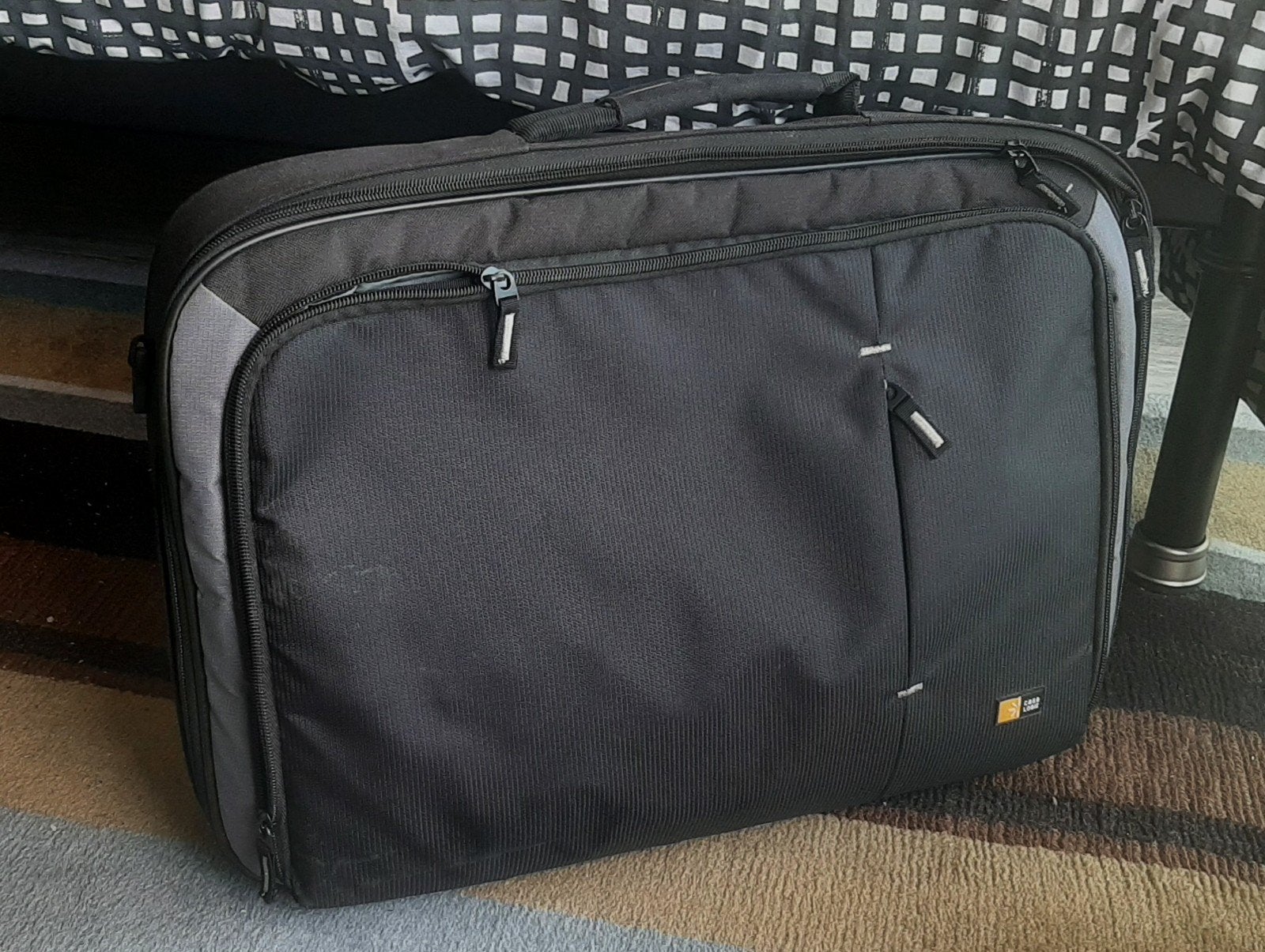 Case Logic laptoptas - Zwart - 17 inch, Gevoerd laptopvak, Gebruikt, 15 inch, Aktetas