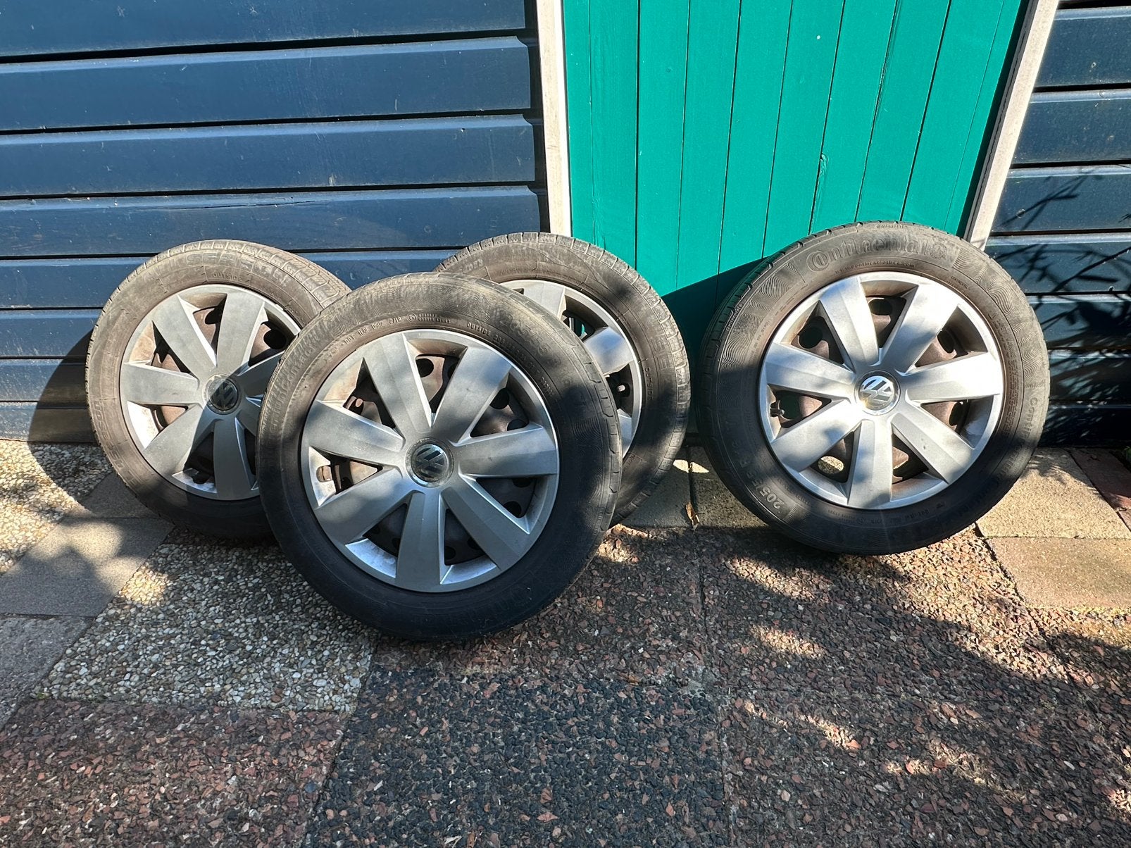 Volkswagen 16 inch stalen vegen, Ophalen, Gebruikt, Velg(en), 16 inch