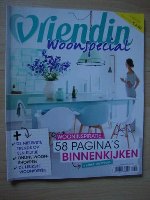 Tijdschrift VRIENDIN WOONSPECIAL, Ophalen of Verzenden, Gelezen, Damesbladen