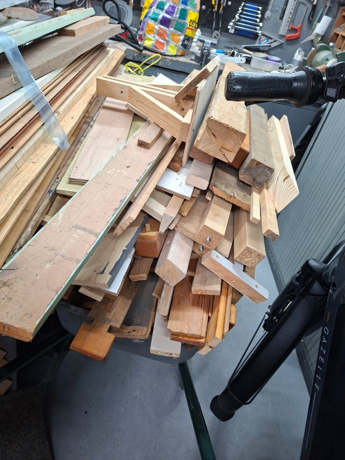 Diverse partij gebruikt hout, planken en balken, Ophalen, Gebruikt, Minder dan 25 mm, Overige typen