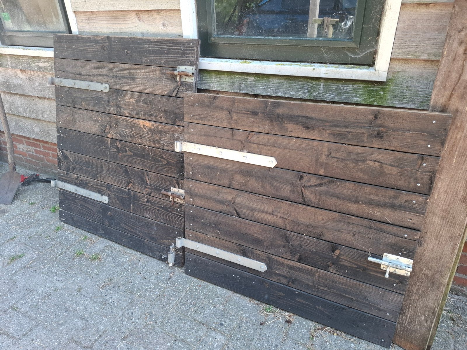staldeur onder en boven gebruikt 2160mm x 1015mm, Ophalen, Gebruikt, 25 tot 50 mm, Plank