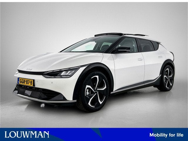 Kia Ev6 Plus Advanced 77.4 kWh (bj 2024, automaat), Auto's, Kia, Automaat, Achterwielaandrijving, Gebruikt, Zwart