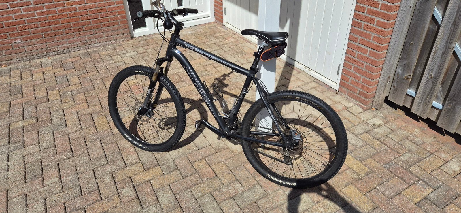 Trek Mountainbike met 16 versnellingen en gereedschaptasje, Fietsen en Brommers, Ophalen, Gebruikt, Hardtail, Heren