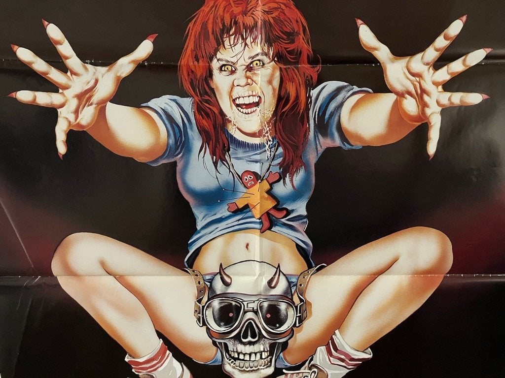 Repossessed (1990) - Linda Blair - Originele filmposter, Ophalen of Verzenden, Gebruikt, A1 t/m A3, Film en Tv