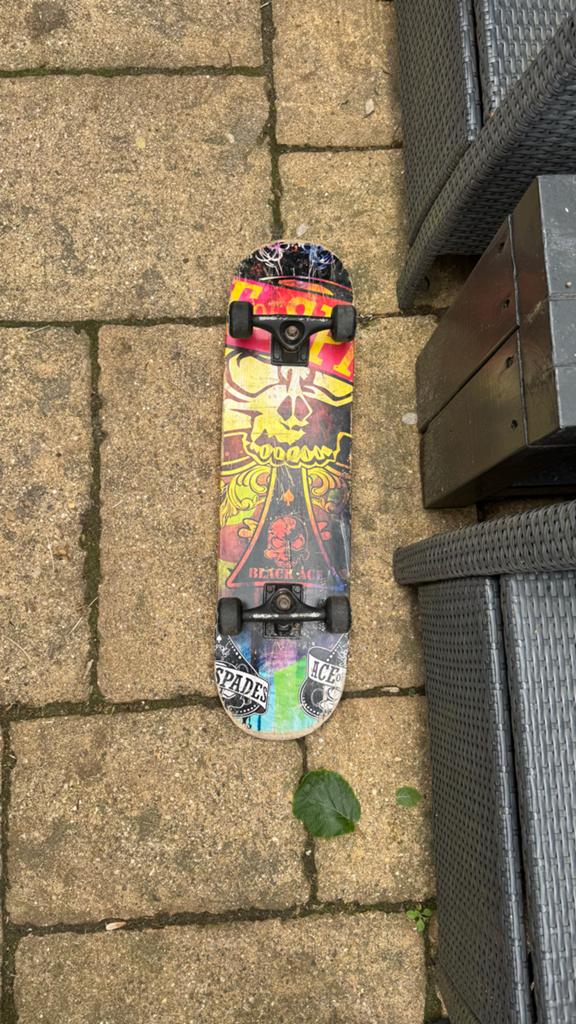 Skateboard met uniek design, Ophalen, Gebruikt, Skateboard