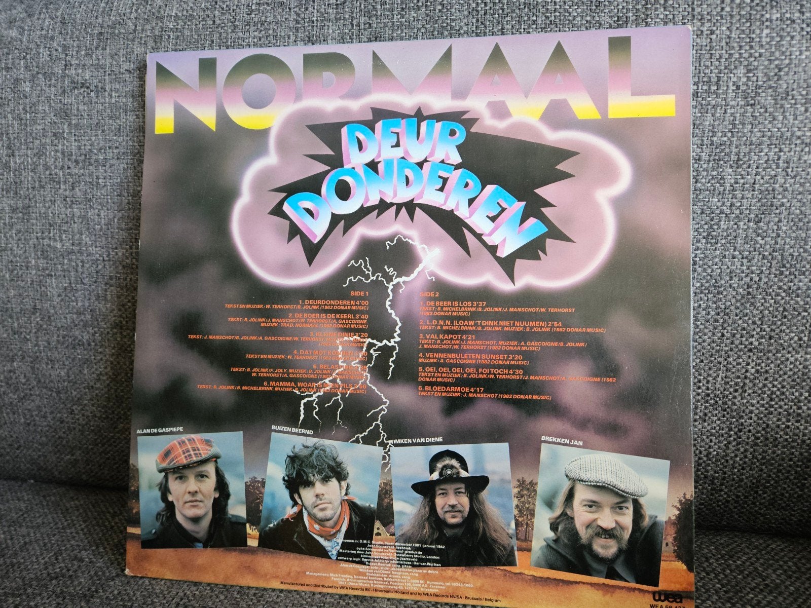 Normaal - Deurdonderen LP (1982) - Originele persing, 1980 - 1989, Ophalen of Verzenden, Zo goed als nieuw, Inclusief binnenhoes