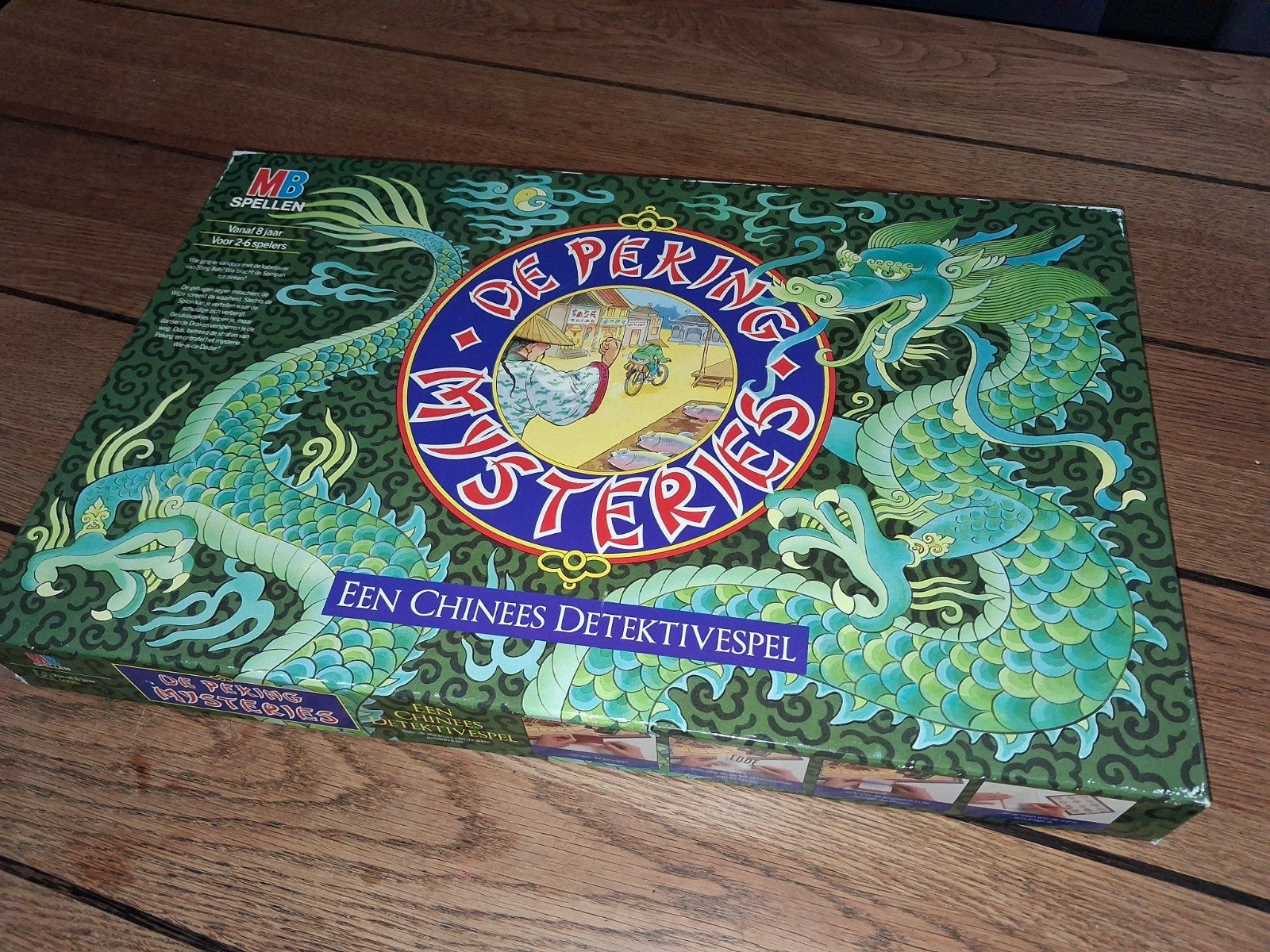 De Peking Mysteries mb Chinees Detective Bordspel, Vijf spelers of meer, Ophalen of Verzenden, Gebruikt, MB Spellen