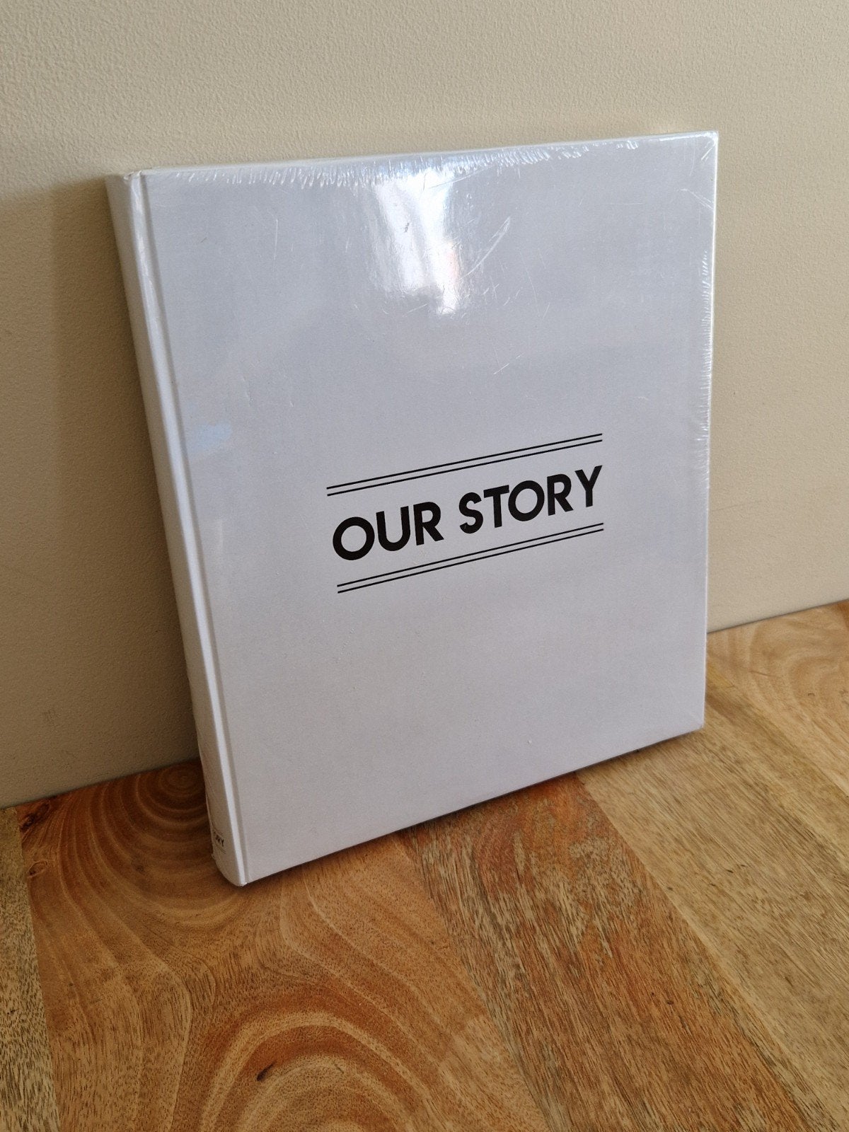 Nieuw 'Our Story' fotoalbum - Wit, ongebruikt, Ophalen of Verzenden, Nieuw