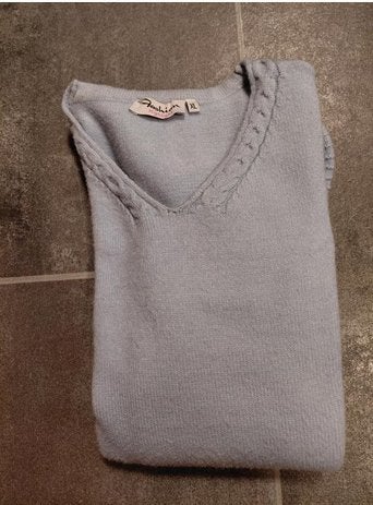 Lichtblauwe trui - XXL - Zachte stof, Ophalen of Verzenden, Zo goed als nieuw, Maat 46/48 (XL) of groter, Blauw