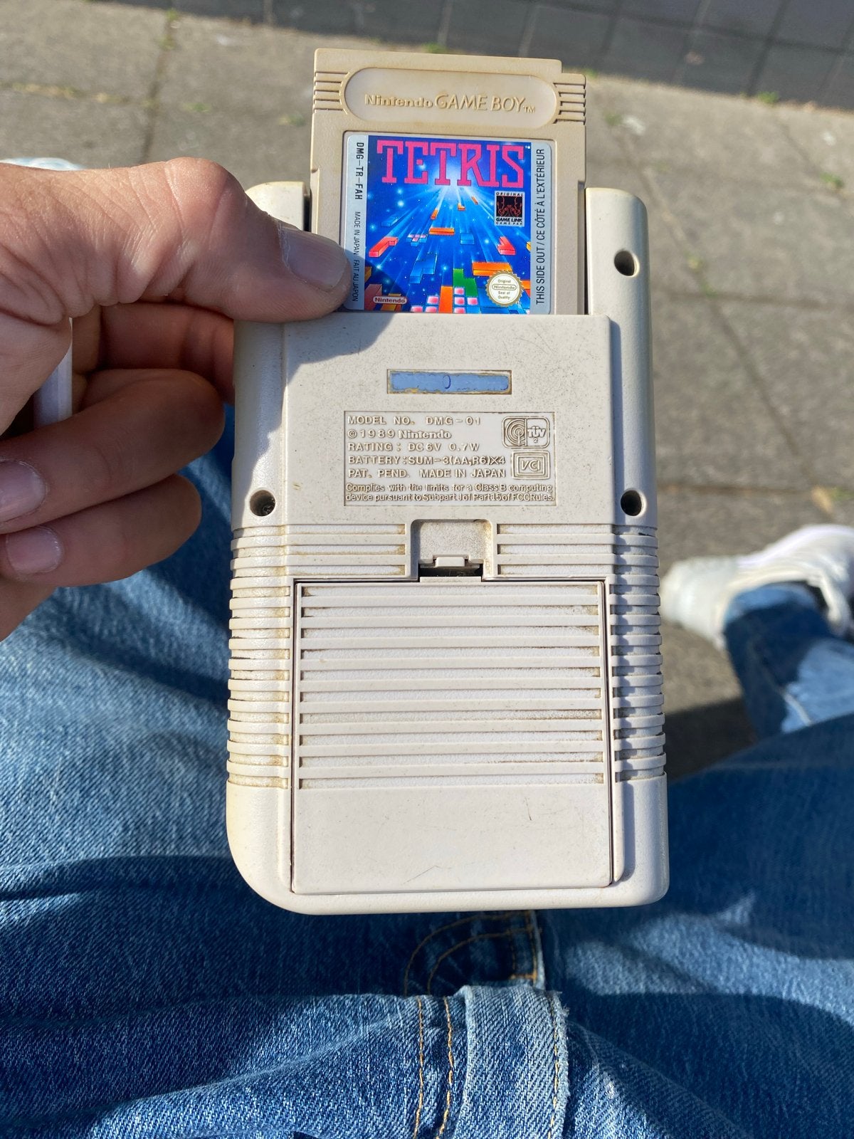 Nintendo Game Boy Classic met Tetris - Vintage Gaming, Ophalen of Verzenden, Gebruikt, Game Boy Classic, Met games
