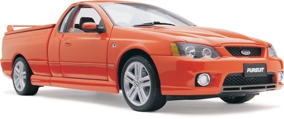 1/18 2004 Ford BA Falcon FPV Pursuit Ute - Blood Orange, Ophalen of Verzenden, Nieuw, Auto, Overige merken