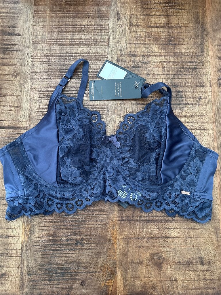 Hunkemöller Noir Collection Zara Bh Blauw 90C, Hunkemöller, Ophalen of Verzenden, Blauw, BH