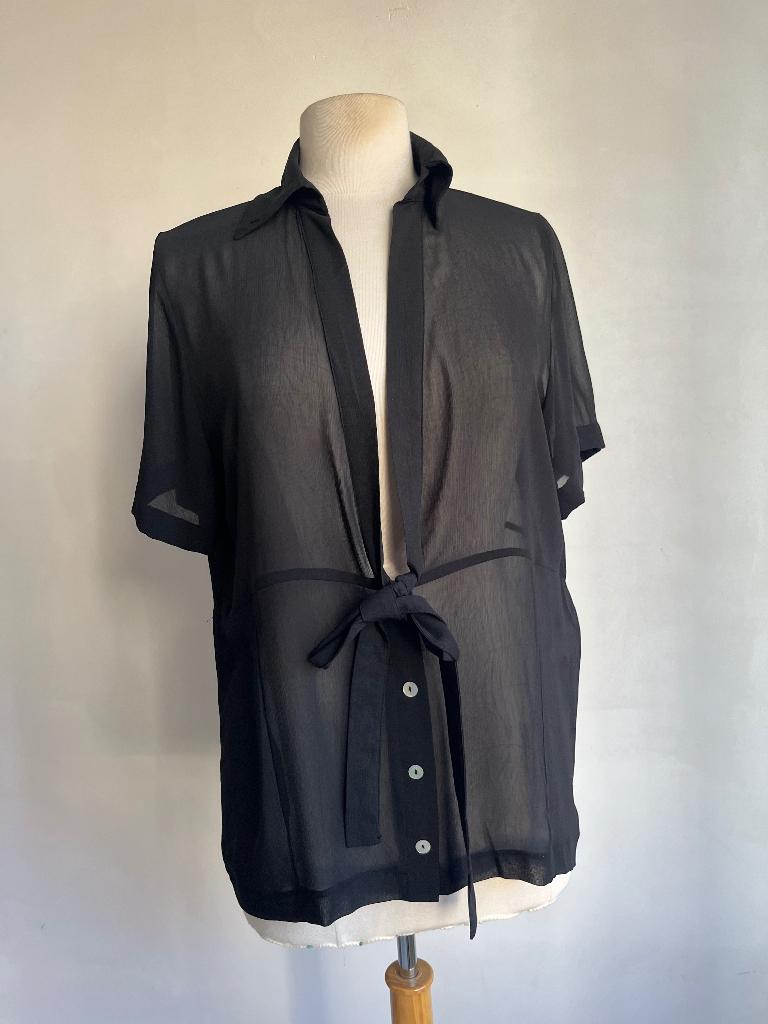 yoek blouse maat m zwart, Kleding | Dames, Maat 38/40 (M), Yoek, Verzenden, Zwart