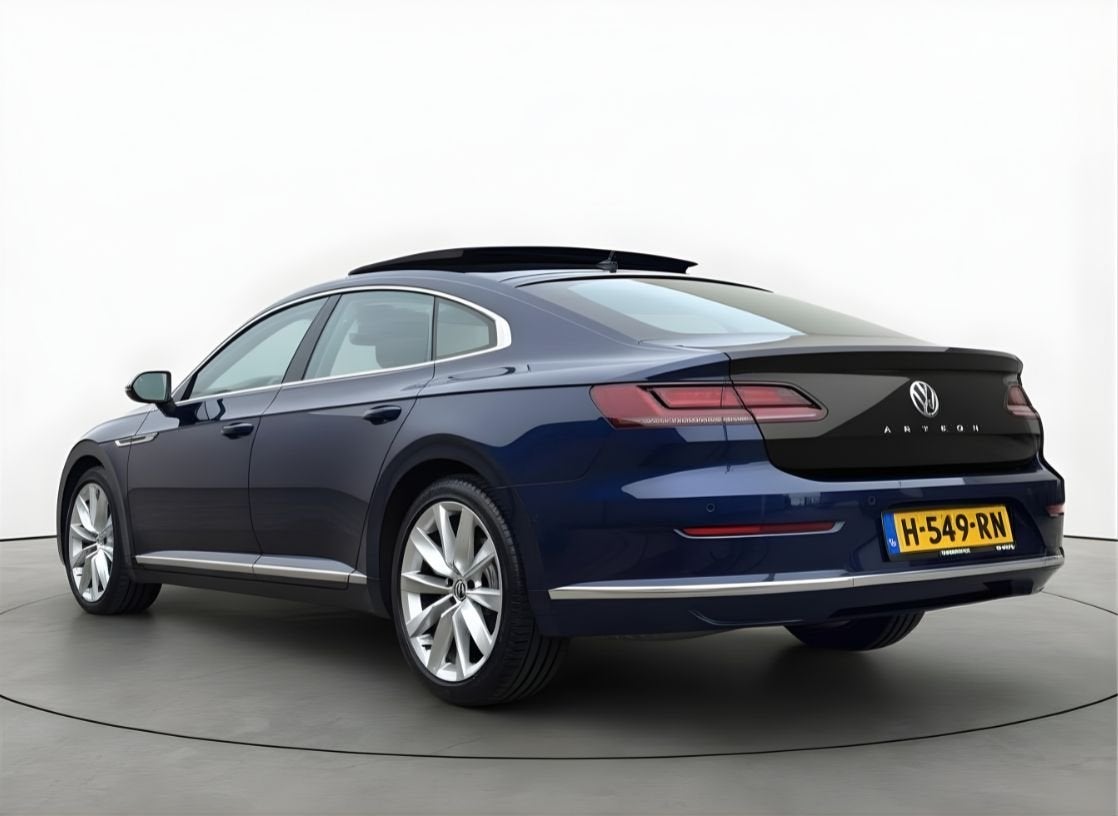 Volkswagen Arteon 1.5 TSI 150PK Aut. Elegance Pano Dode-Hoek, Auto's, Arteon, 4 cilinders, 150 pk, Blauw